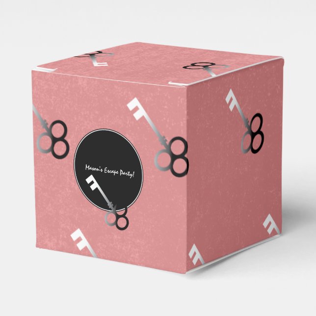 Escape Party Girls Birthday Favour Candy Box (Front Side)