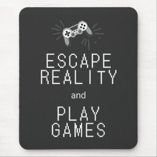 Escape Reality Play Games Retro Mouse Mat