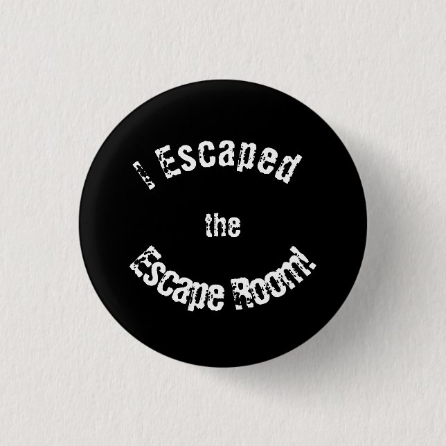 "Escape Room" Achievement Button (Front)