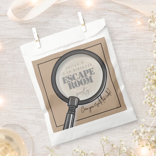 Escape room birthday party favour bags (Clipped)