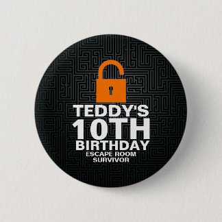Escape Room Birthday Party Mystery Party Favour 6 Cm Round Badge