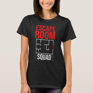 Escape Room Game Exit Puzzle Boxes Board Horror 3 T-Shirt