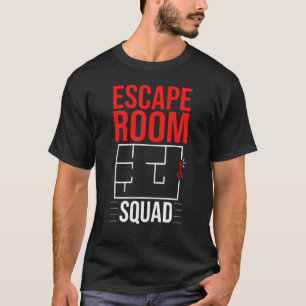 Escape Room Game Exit Puzzle Boxes Board Horror 3 T-Shirt