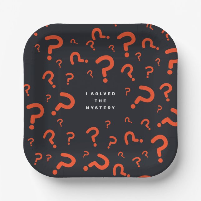 Escape Room Party Paper Plates (Front)