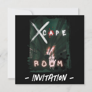 ESCAPE ROOM SOLVE THE MYSTERY INVITATION