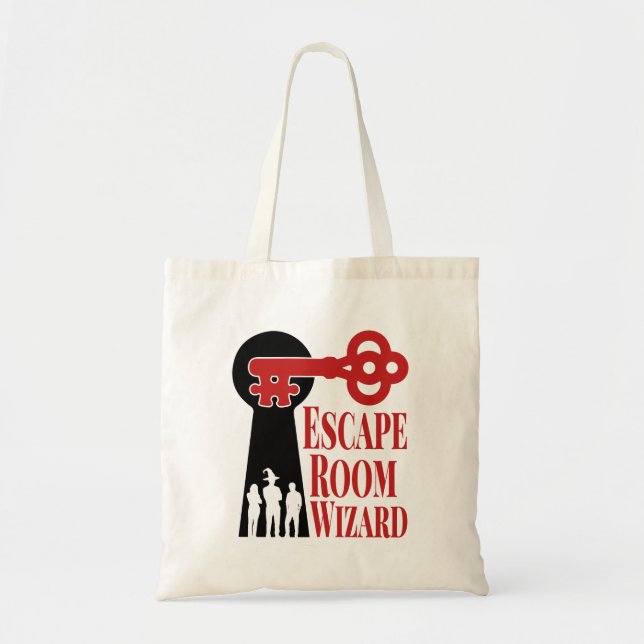 Escape Room Wizard Tote Bag (Front)