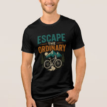 Escape the Ordinary Bike Adventure Tri-Blend Shirt