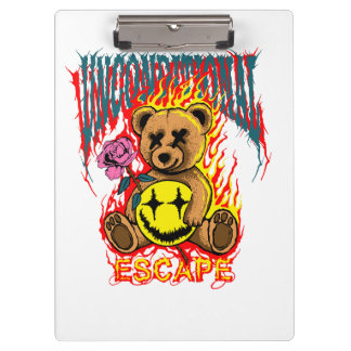 Escape the Ordinary – Teddy Bear with Big Dreams Clipboard