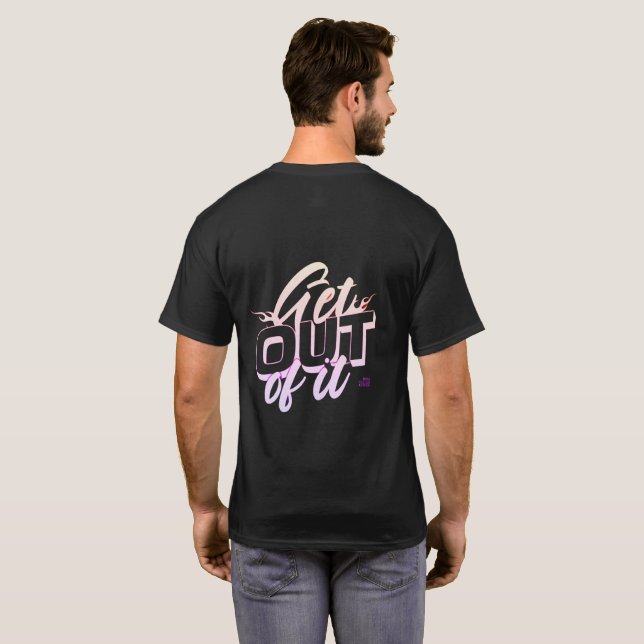 Escape the Overthinking Loop – Motivational Quote T-Shirt (Back Full)