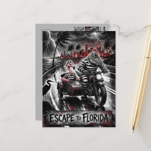 Escape to Florida Travel Postcard