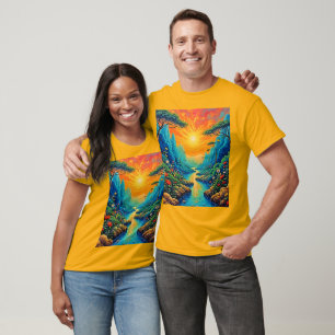 Escape to Nature Art Design T-Shirt