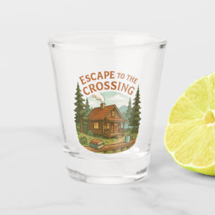 ESCAPE TO THE CROSSING Maggie Sullivan Cosy Cabin Shot Glass