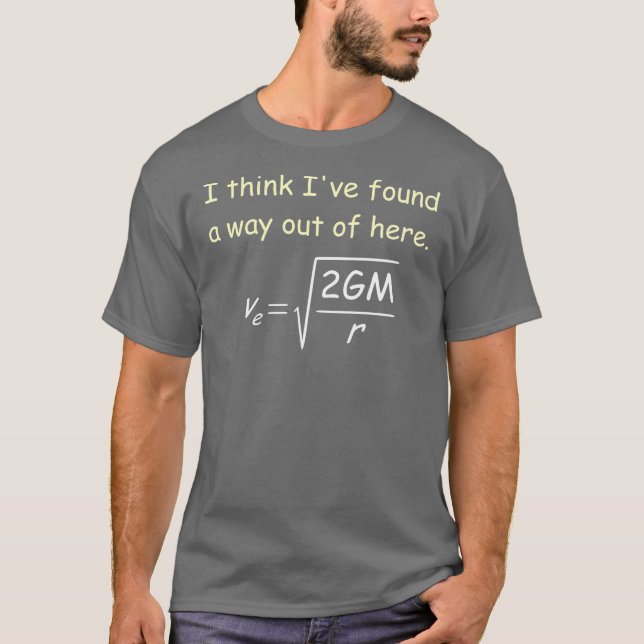 Escape Velocity Dark T-Shirt (Front)