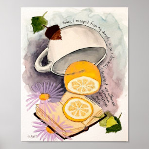 Escaped From Anxiety print