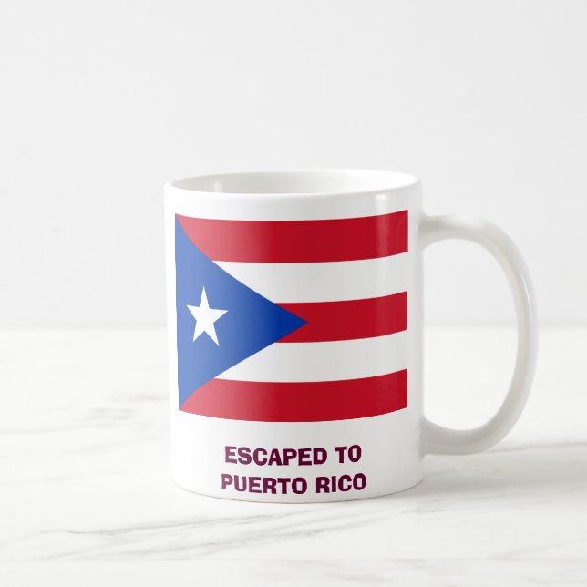 ESCAPED TO PUERTO RICO COFFEE MUG (Right)
