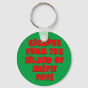 Escapee from the Island of Misfit Toys Key Ring