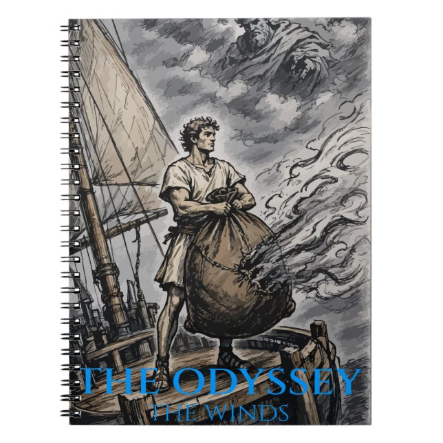 Escaping the Bag of Winds Notebook (Front)