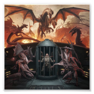 Escaping the Nautiloid Ship   High-Stakes Decision Photo Print