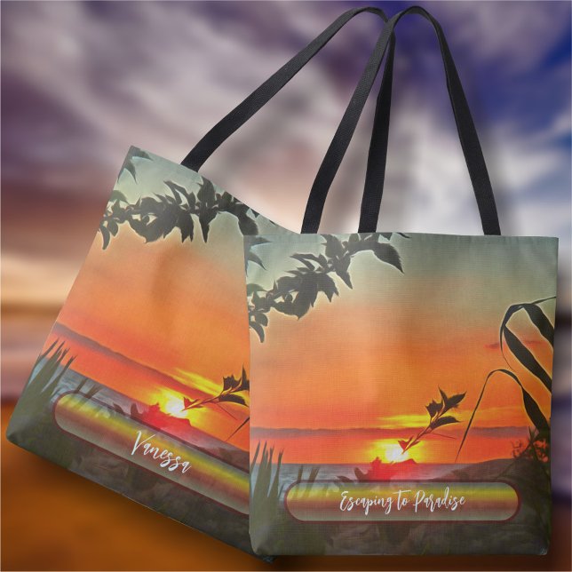 Escaping to Paradise 2009  Tote Bag (Creator Uploaded)