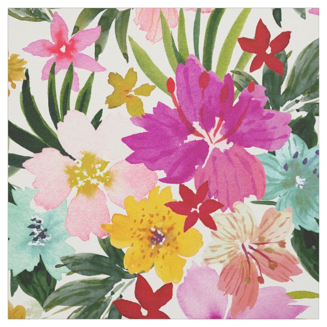 ESCAPISM Tropical Floral Fabric (Swatch)