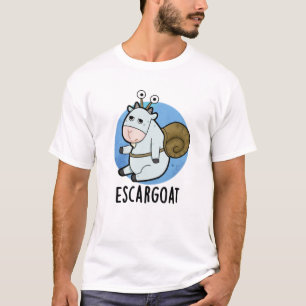 Escar-goat Funny French Snail Pun  T-Shirt
