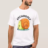 Escar-golf Funny Escargot Snail Pun 