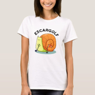 Escar-golf Funny Escargot Snail Pun T-Shirt