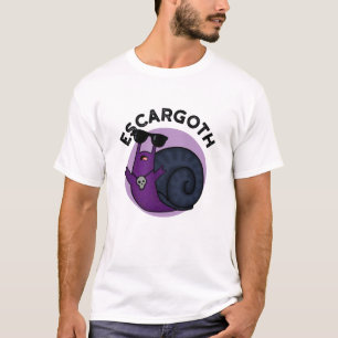 Escar-goth Funny Cool Goth Snail Pun T-Shirt