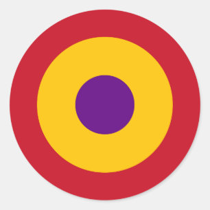 Escarapela de la República Española Classic Round Sticker
