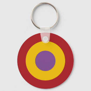 Escarapela guerra civil, Spanish civil war roundel Key Ring