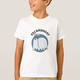 Escarghost Funny French Ghost Snail Pun  T-Shirt