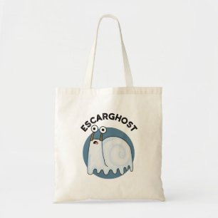 Escarghost Funny French Ghost Snail Pun  Tote Bag