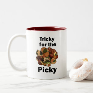 Escargot Picky Eater Club Funny Two-Tone Coffee Mug