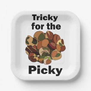 Escargot Tricky for the Picky Funny Party Paper Plate