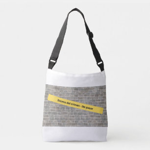 Escena del crimen crossbody bag