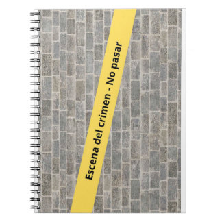 Escena del crimen notebook