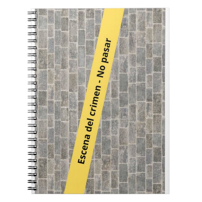 Escena del crimen notebook (Front)