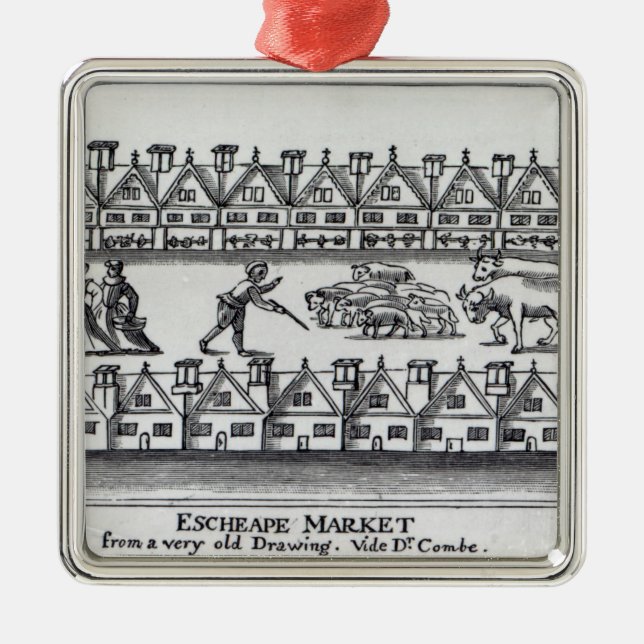 Escheape Market Metal Tree Decoration (Front)