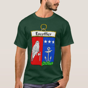 Escoffier Coat of Arms Family Crest T-Shirt