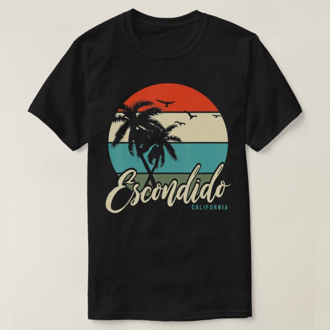 Escondido California  T-Shirt (Design Front)