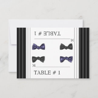 Escort Table Number Cards