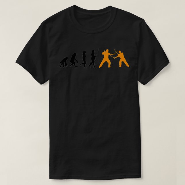 Escrima Filipino Martial Arts Combat Sports  T-Shirt (Design Front)
