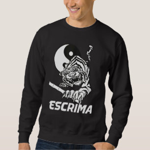 Escrima Yin Yang Tiger Sweatshirt