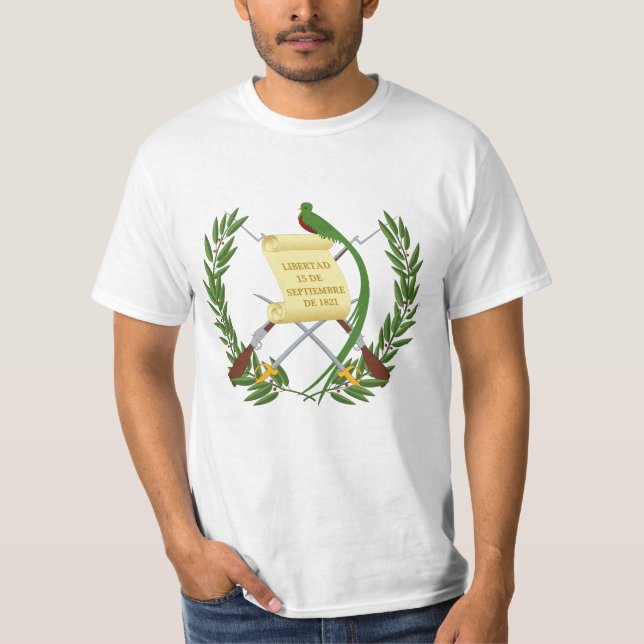 Escudo de armas de Guatemala - Coat of arms T-Shirt (Front)