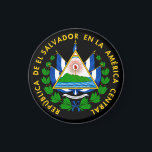 Escudo de El Salvador Magnet<br><div class="desc">Escudo/ coat of arms de El Salvador.</div>