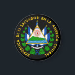 Escudo de El Salvador Magnet<br><div class="desc">Escudo/ coat of arms de El Salvador.</div>