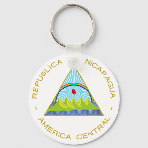 Escudo de Nicaragua Key Ring
