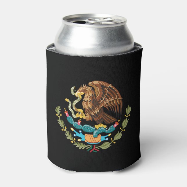 Escudo Nacional De México Can Cooler (Can Front)