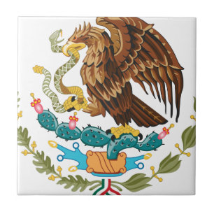 Escudo Nacional de México - Emblema Mexicano Tile