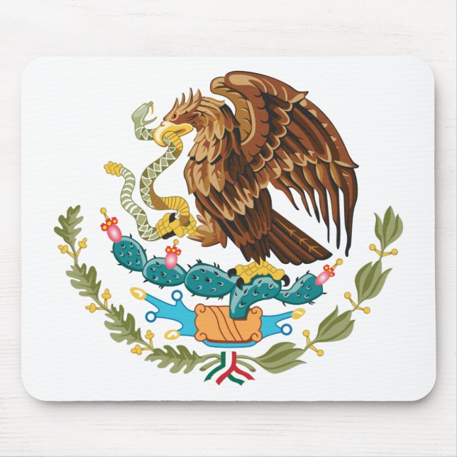 Escudo Nacional de México - Mexican Emblem Mouse Mat (Front)